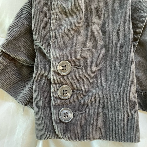 St. Johns Bay Women’s Dark Grey Corduroy Jacket - Picture 6 of 8